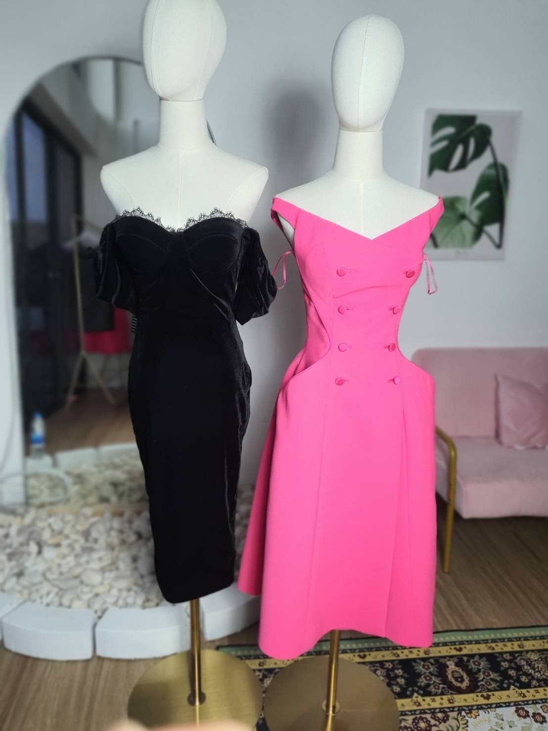 ชุดเดรส สีบานเย็น POEM 1028 Size S-M (34) BKK รูปที่ 7