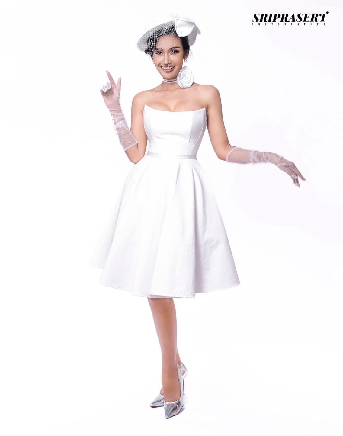ชุดเซ็ท สีขาว POEM 1003 Size S-M BKK รูปที่ 2